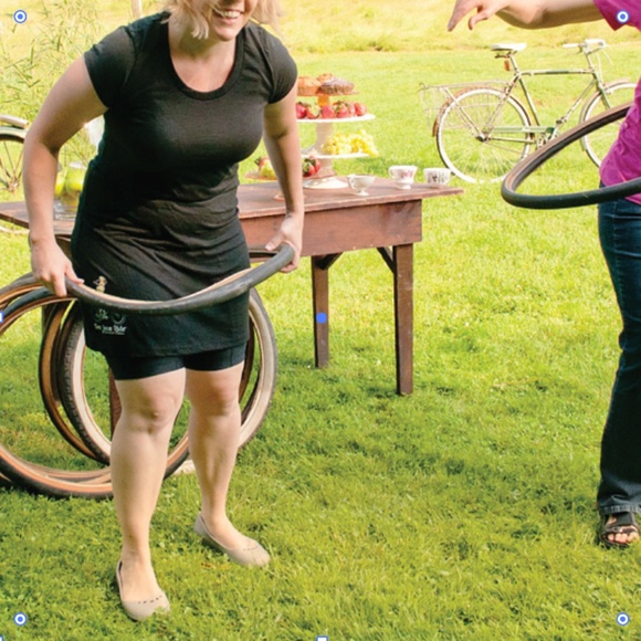 S-XXL Vintage Look Bicycling Tee Dress - Picture 3 of 5